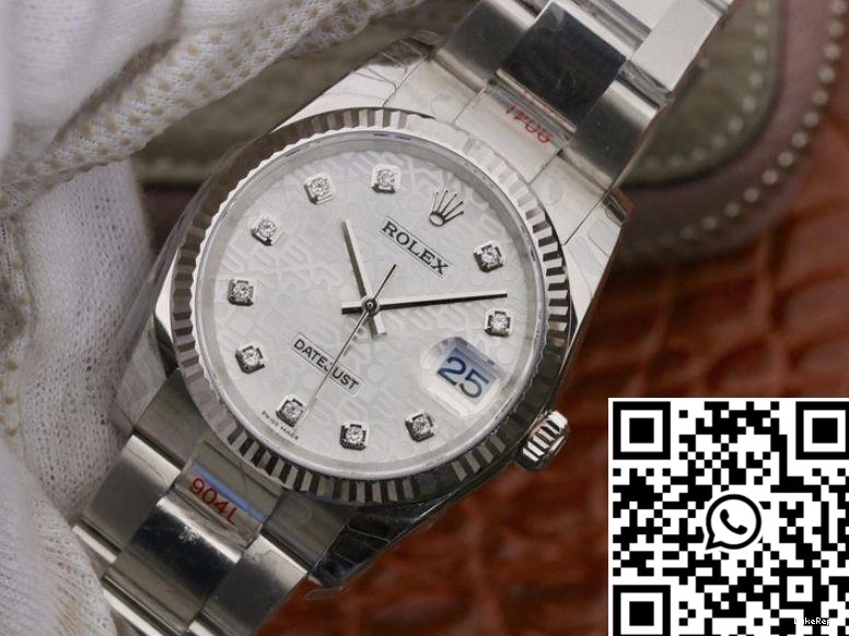 Datejust AR Dial Diamond-printed Factory Rolex 116234 36MM 0408